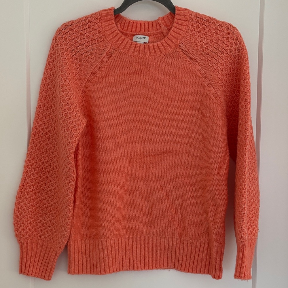 J. Crew Women's Vibrant Coral Sweater